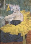 Henri De Toulouse-Lautrec The Clowness Cha-U-Kao (mk09) oil on canvas